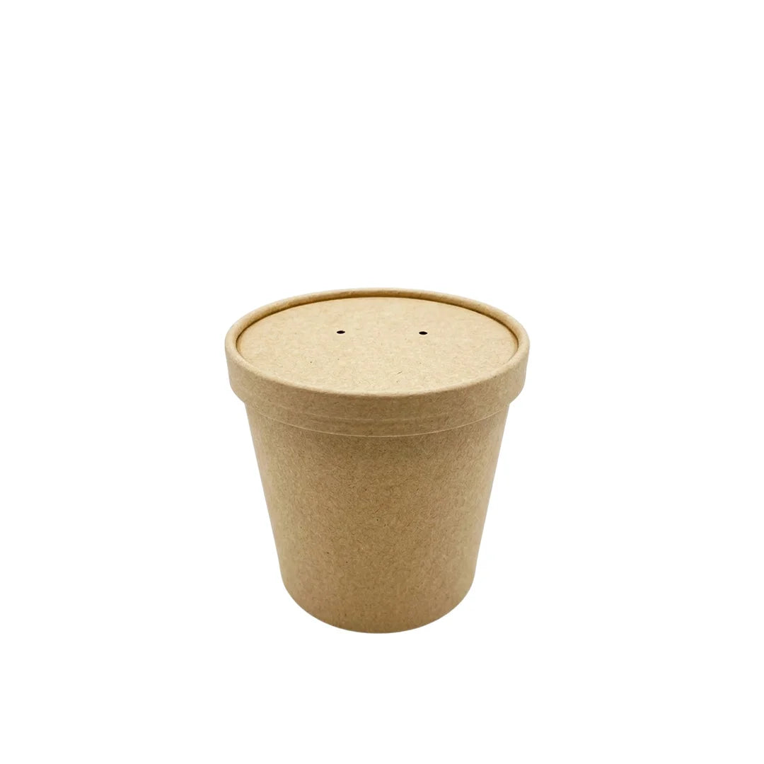 Tazón Kraft con Tapa 26 oz
