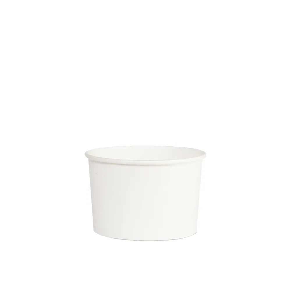 Tazón blanco de 7 oz para helados 