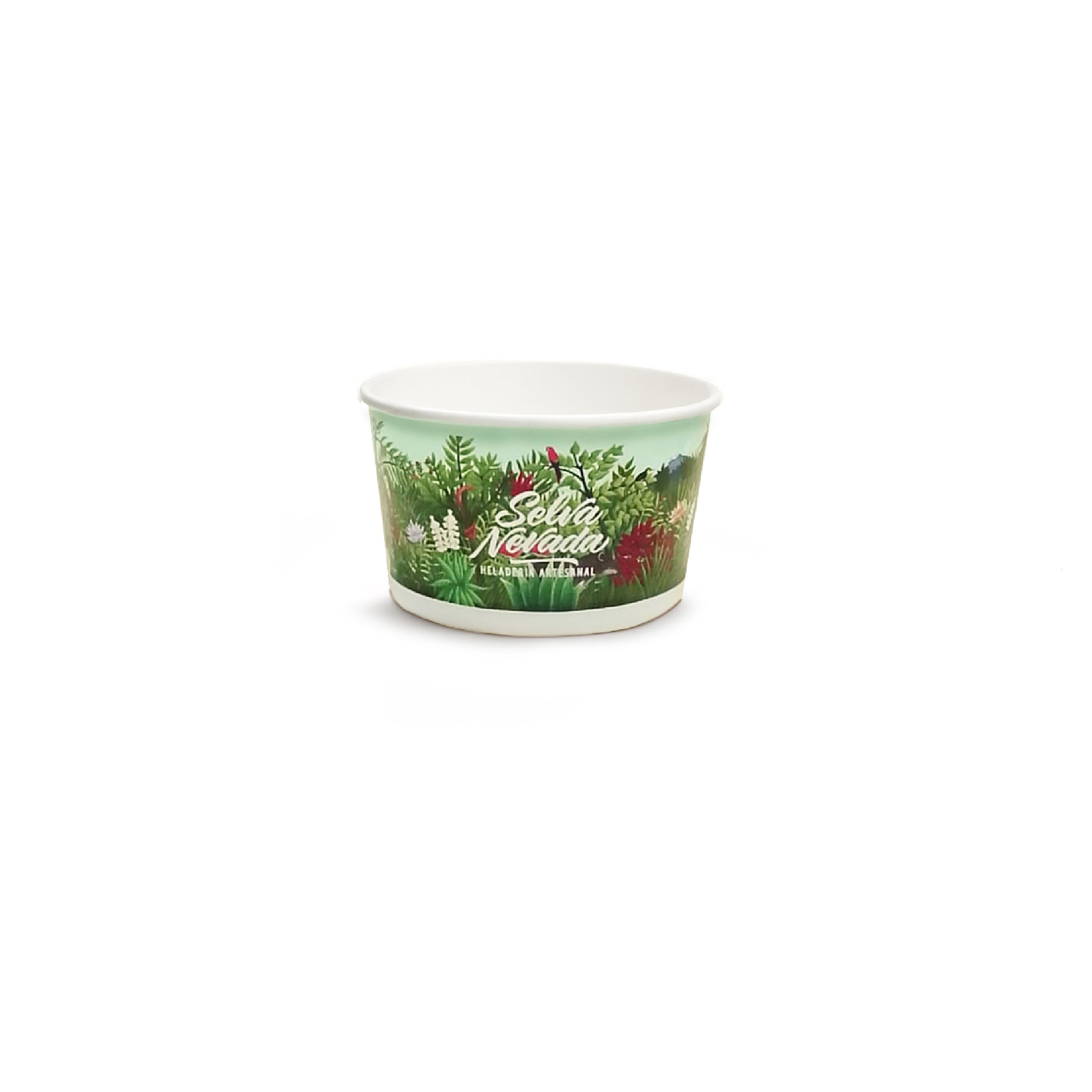 Tazón Cartón Blanco | 6 oz - 177 ml  Personalizado 4T Digitales