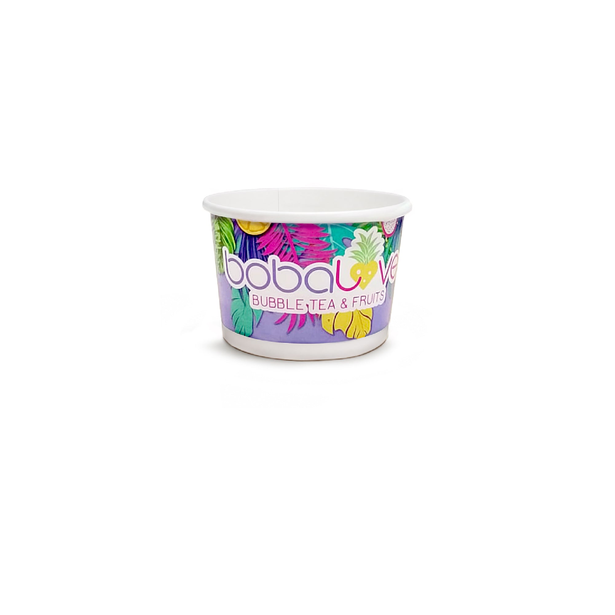 Tazón Cartón Blanco | 8 oz - 177 ml  Personalizado 4T Digitales