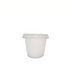 Vaso de cartón blanco para bebidas | 4oz - 118 ml + Tapa PET transparente