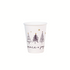 Vaso 7oz / 207 ml - Navidad Árbol x 3 - Paquete x 50 Uds