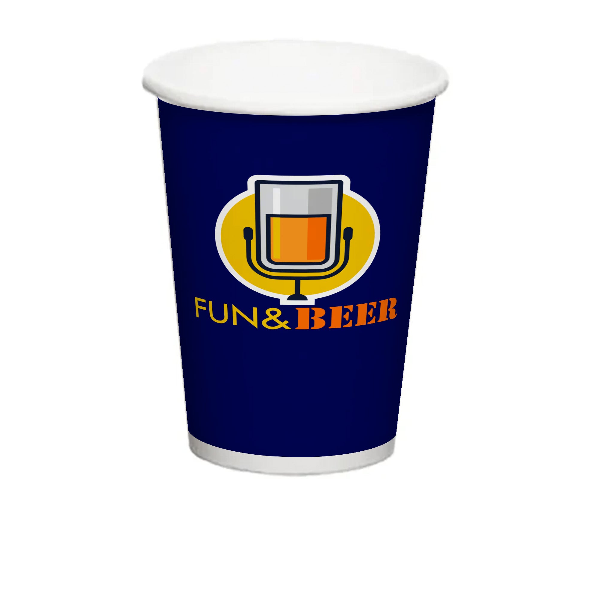 Personaliza tu vaso de 16 oz con tu marca a tres tintas 