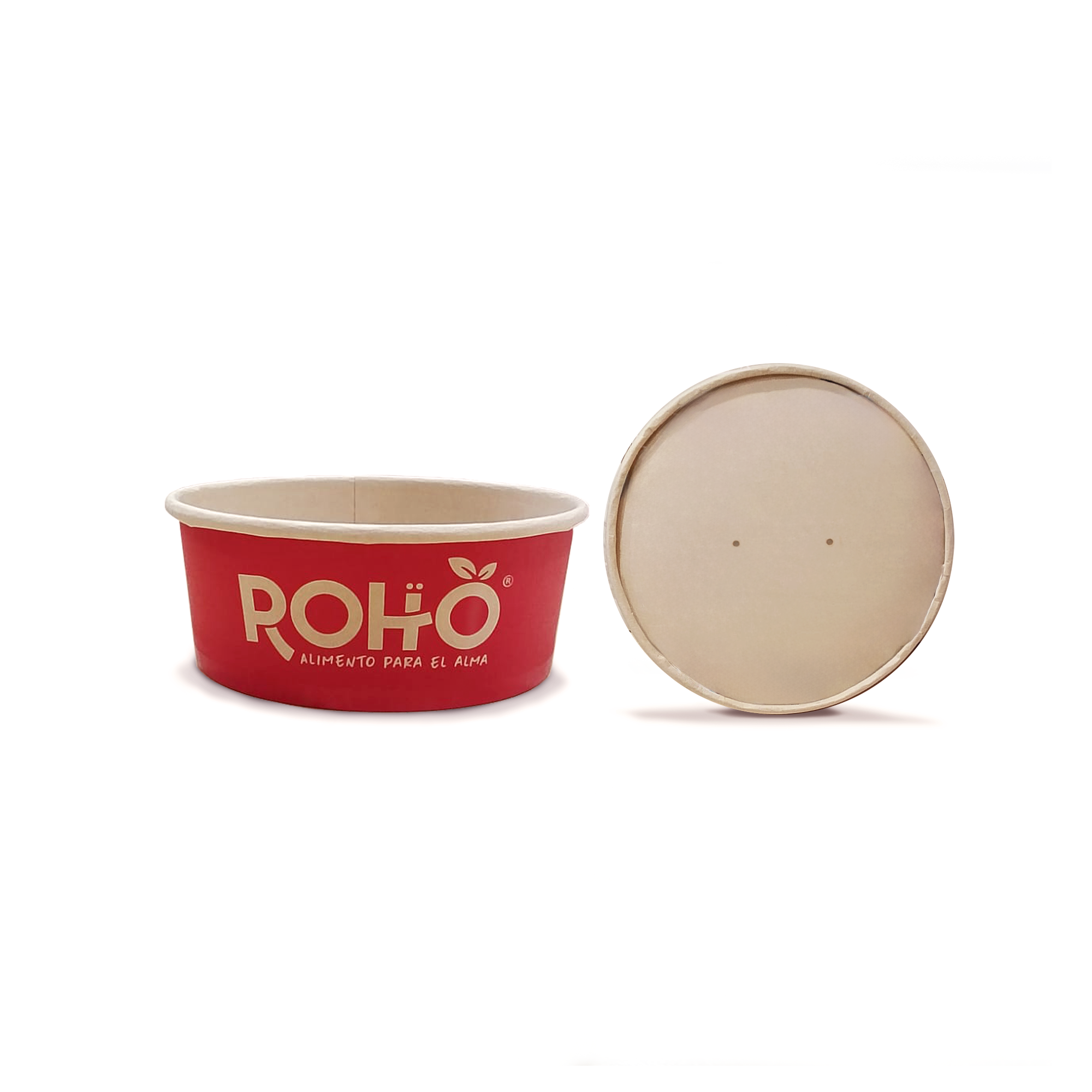 Bowl Kraft Domicilio 750 ml  (25 oz) Personalizado