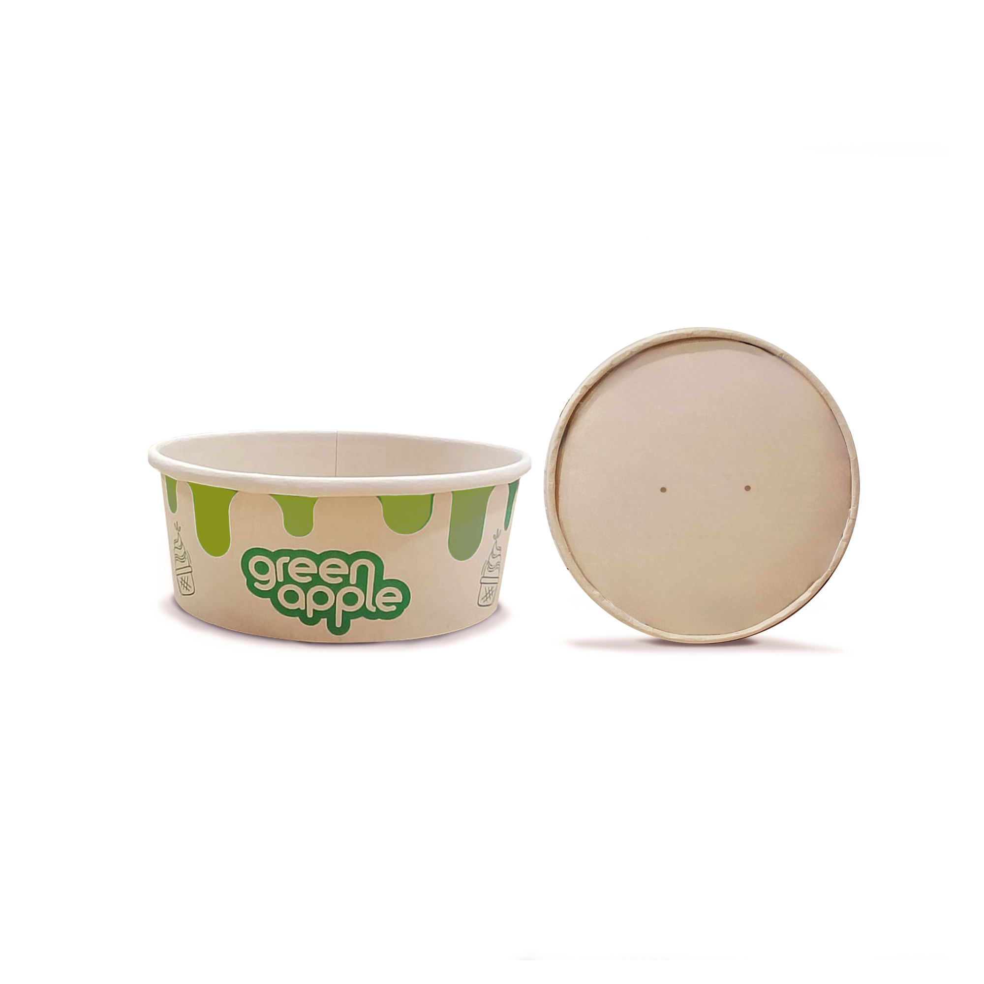 Bowl Kraft Domicilio 750 ml  (25 oz) Personalizado