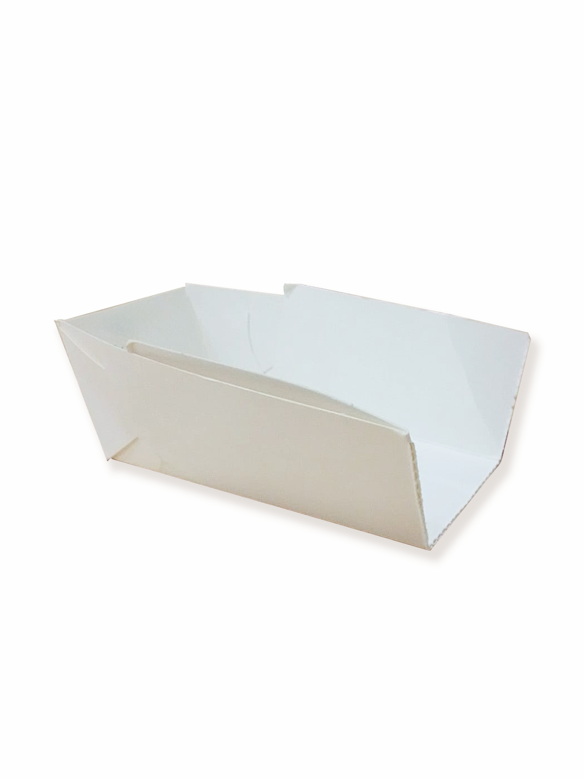 Caja para perro caliente con doblez