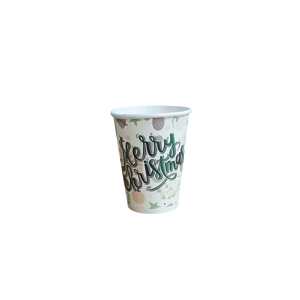 Vaso 9 oz / 266 ml - Navidad Merry Christmas - Paquete x 50 Uds